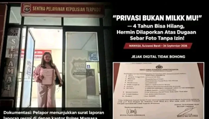 “PRIVASI BUKAN MILIKMU!” 4 Tahun Bisa Hilang, Hermin Dilaporkan Atas Dugaan Sebar Foto Tanpa Izin!