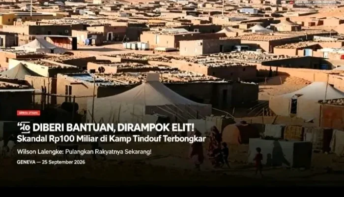 DIBERI BANTUAN, DIRAMPOK ELIT! Skandal Rp100 Miliar di Kamp Tindouf Terbongkar, Wilson Lalengke: Pulangkan Rakyatnya Sekarang!