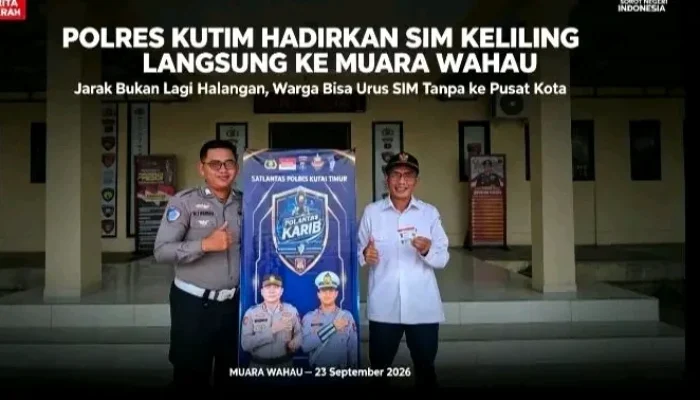 Jarak Bukan Lagi Halangan! Polres Kutim Hadirkan SIM Keliling Langsung ke Muara Wahau