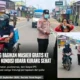 Udara Kurang Sehat di Kongbeng! Polsek & Instansi Terkait Turun Langsung Bagikan Masker ke Warga
